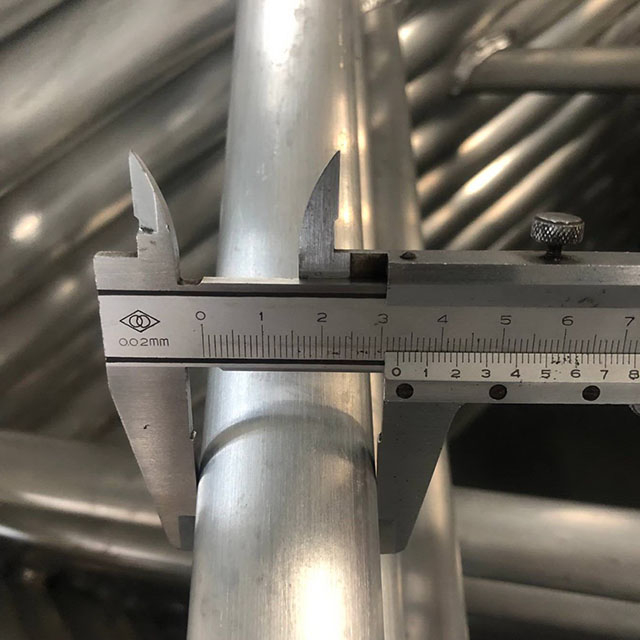 بناء مواد السقالات شعاع سلم مستقيم