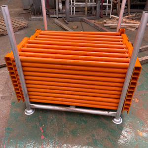 نظام السقالات cuplock مرسومة عبر